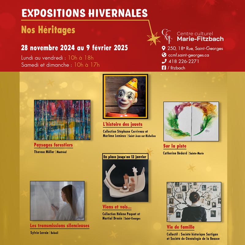 Lancement des expositions hivernales "Nos  Héritages"